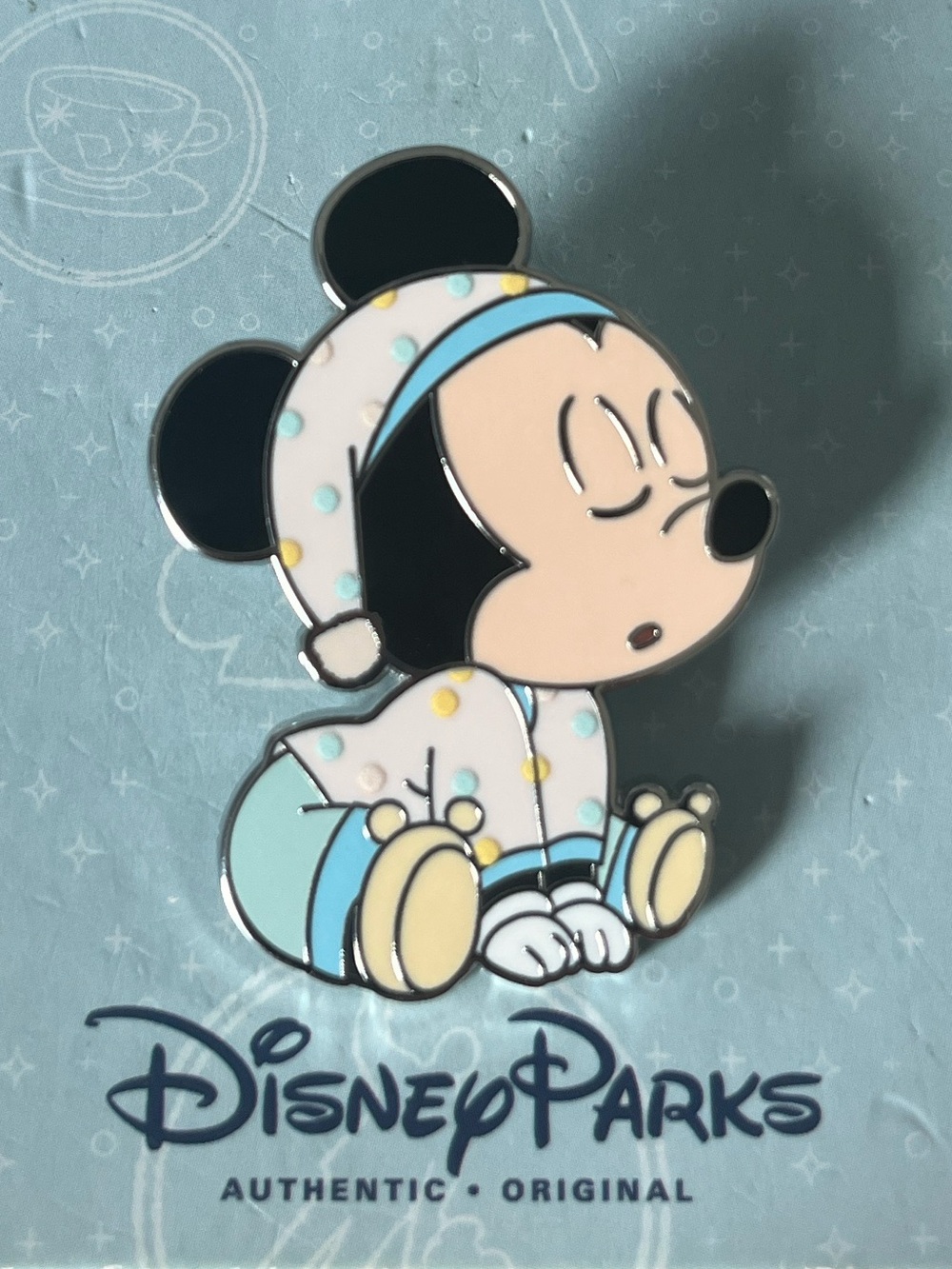 Disney Parks Sleeping Baby Mickey Mouse Pin